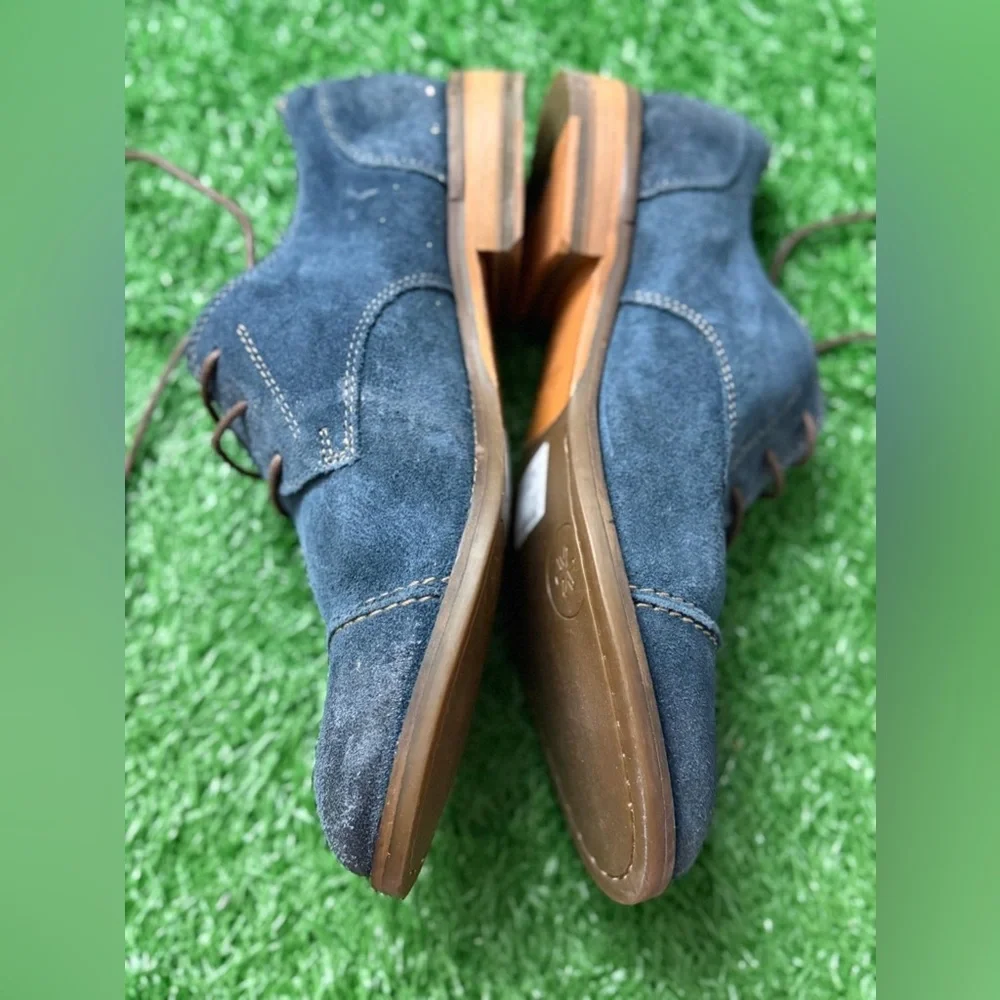 Clarks Men's Navy Suede‎ Oxfords Size 8.5